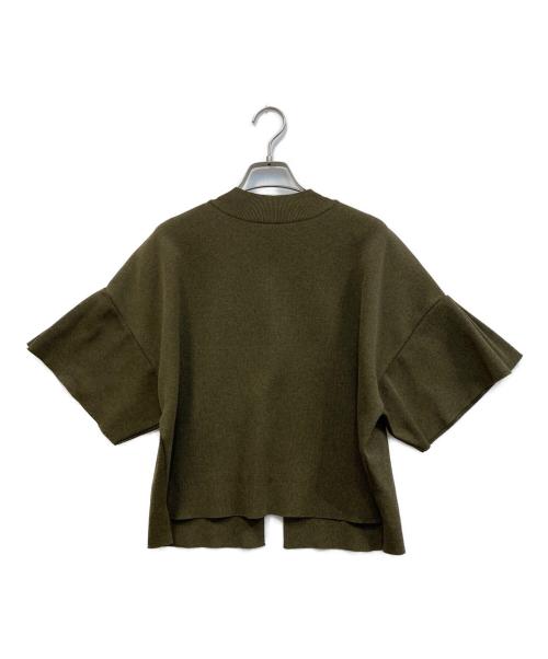 willfully（ウィルフリー）willfully (ウィルフリー) S/S ワイドニット オリーブ サイズ:FREEの古着・服飾アイテム