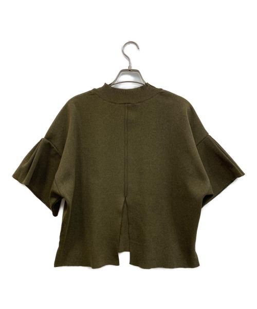 willfully（ウィルフリー）willfully (ウィルフリー) S/S ワイドニット オリーブ サイズ:FREEの古着・服飾アイテム