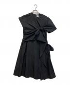 AKIRA NAKAアキラナカ）の古着「Drape knot dress BK」｜ブラック