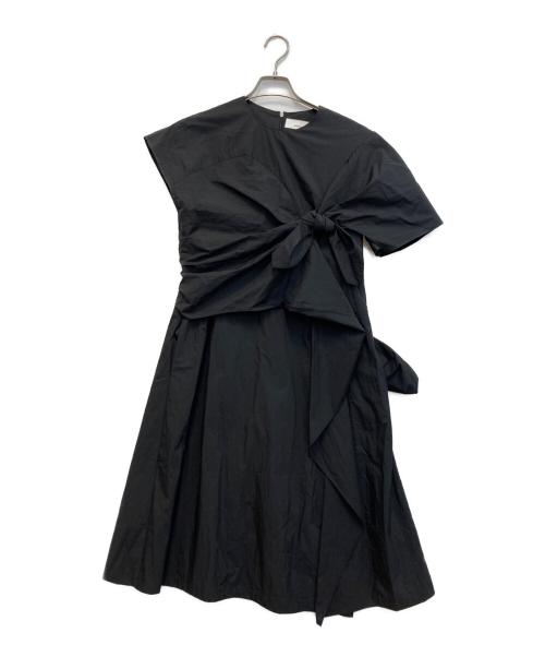 AKIRA NAKA（アキラナカ）AKIRA NAKA (アキラナカ) Drape knot dress BK ブラック サイズ:2の古着・服飾アイテム