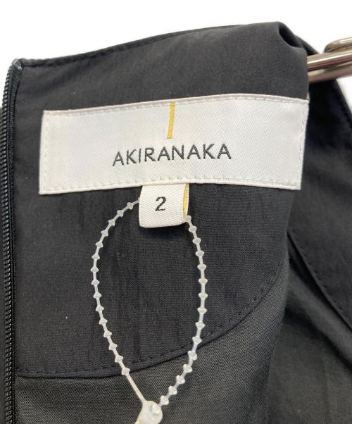 AKIRA NAKA（アキラナカ）AKIRA NAKA (アキラナカ) Drape knot dress BK ブラック サイズ:2の古着・服飾アイテム