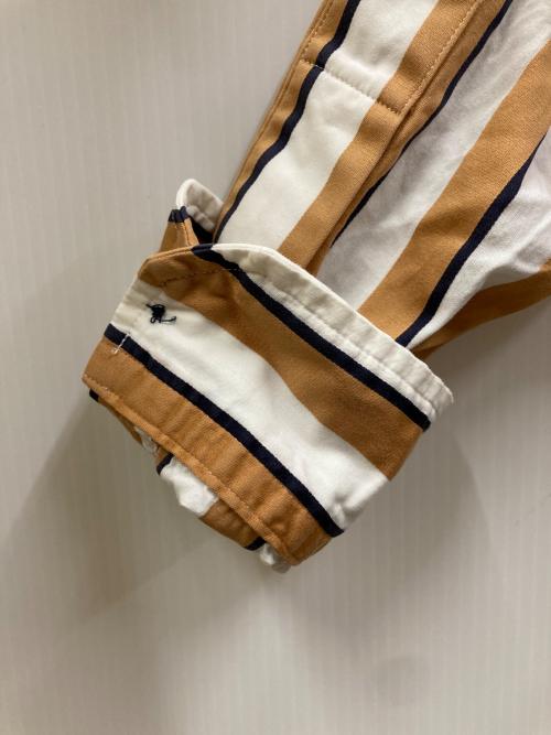 ticca（ティッカ）TICCA (ティッカ) ノーカラースクエアビッグロングシャツ ホワイト×イエロー サイズ:FREEの古着・服飾アイテム