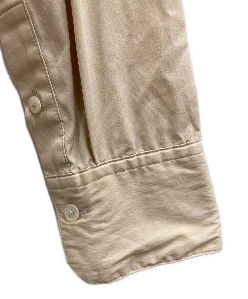 ticca（ティッカ）TICCA (ティッカ) ノーカラーシャツ ベージュ サイズ:SIZE 2の古着・服飾アイテム