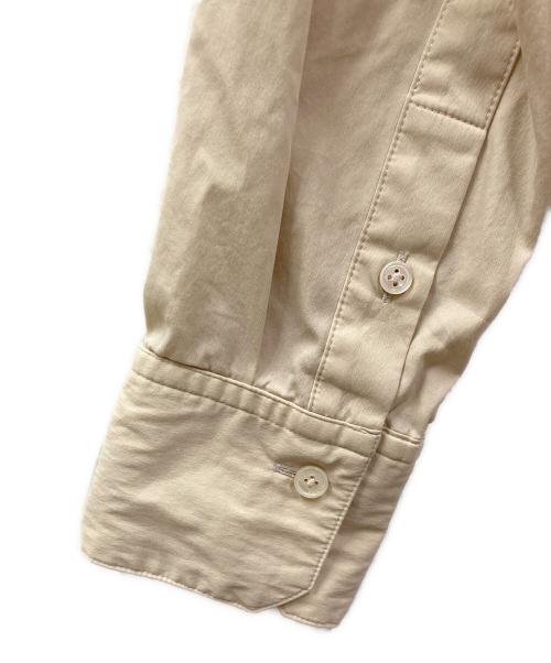 ticca（ティッカ）TICCA (ティッカ) ノーカラーシャツ ベージュ サイズ:SIZE 2の古着・服飾アイテム