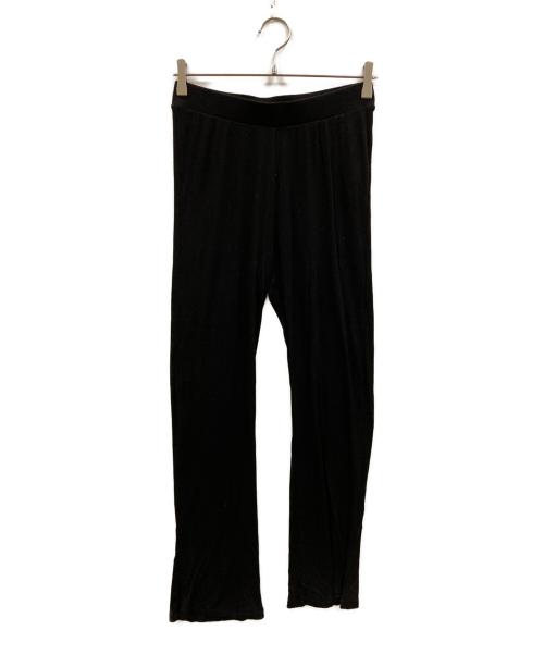 DEUXIEME CLASSE（ドゥーズィエム クラス）Deuxieme Classe (ドゥーズィエム クラス) 24ss Rayon リブパンツ ブラック サイズ:-の古着・服飾アイテム