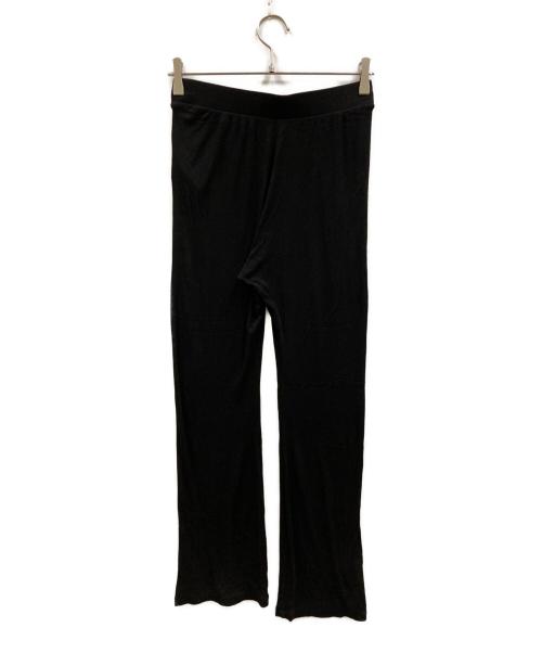 DEUXIEME CLASSE（ドゥーズィエム クラス）Deuxieme Classe (ドゥーズィエム クラス) 24ss Rayon リブパンツ ブラック サイズ:-の古着・服飾アイテム