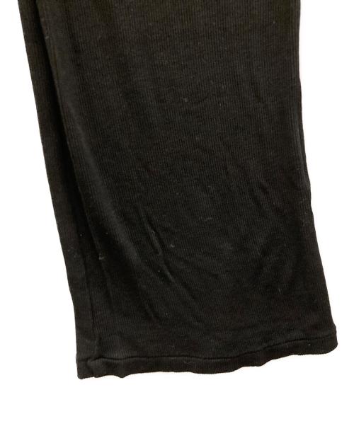 DEUXIEME CLASSE（ドゥーズィエム クラス）Deuxieme Classe (ドゥーズィエム クラス) 24ss Rayon リブパンツ ブラック サイズ:-の古着・服飾アイテム