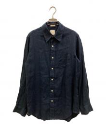 GAP（ギャップ）の古着「00s リネンシャツ」｜ネイビー