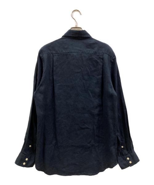 GAP（ギャップ）GAP (ギャップ) 00s リネンシャツ ネイビー サイズ:SIZE Mの古着・服飾アイテム