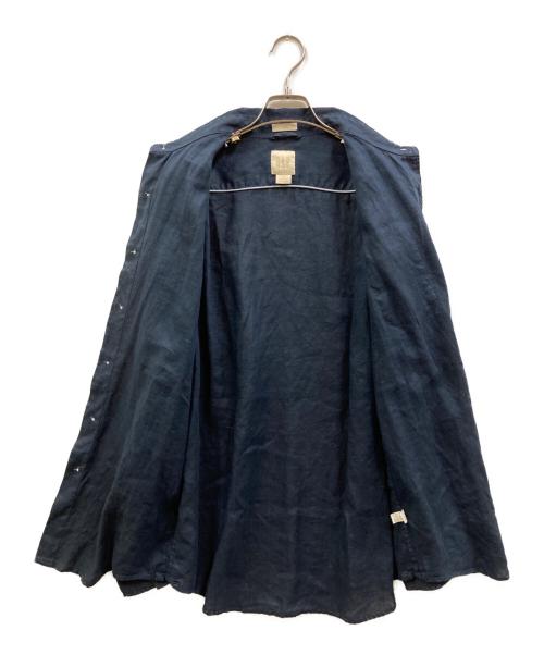 GAP（ギャップ）GAP (ギャップ) 00s リネンシャツ ネイビー サイズ:SIZE Mの古着・服飾アイテム