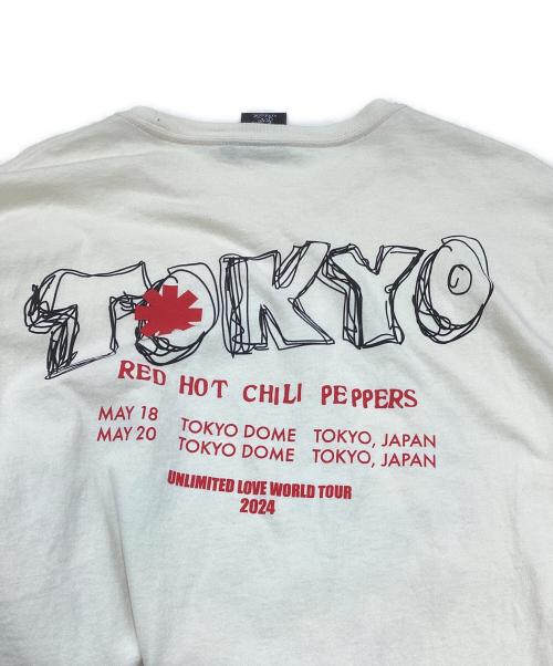 REDHOTCHILIPEPPERS（レッドホットチリペッパーズ）REDHOTCHILIPEPPERS (レッドホットチリペッパーズ) 【24年東京ドーム】ツアーTシャツ/UNLIMTED LOVE WORLD TOUR ホワイト サイズ:Lの古着・服飾アイテム