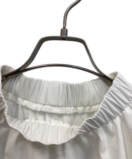UN3D.（アンスリード）UN3D. (アンスリード) S/S ブラウス ホワイト サイズ:FREEの古着・服飾アイテム
