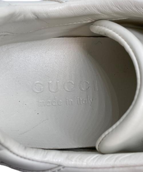GUCCI（グッチ）GUCCI (グッチ) インターロッキングスニーカー ホワイト サイズ:4.5の古着・服飾アイテム