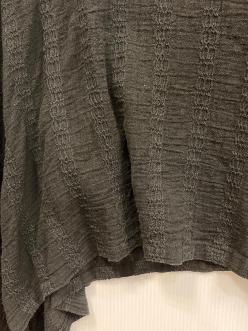 tumugu（ツムグ）tumugu (ツムグ) コットンリネン刺繍ブラウス ブラック サイズ:FREEの古着・服飾アイテム
