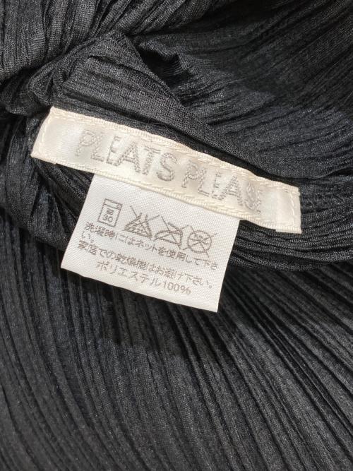 PLEATS PLEASE（プリーツプリーズ）PLEATS PLEASE (プリーツプリーズ) ジオメトリック柄レイヤードノースリーブプリーツカットソー グレー サイズ:3の古着・服飾アイテム