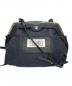 MM6 Maison Margielaエムエムシックスメゾンマルジェラ）の古着「REVERSE POCHETTE MINI /リバースポシェット ミニ」｜ブラック