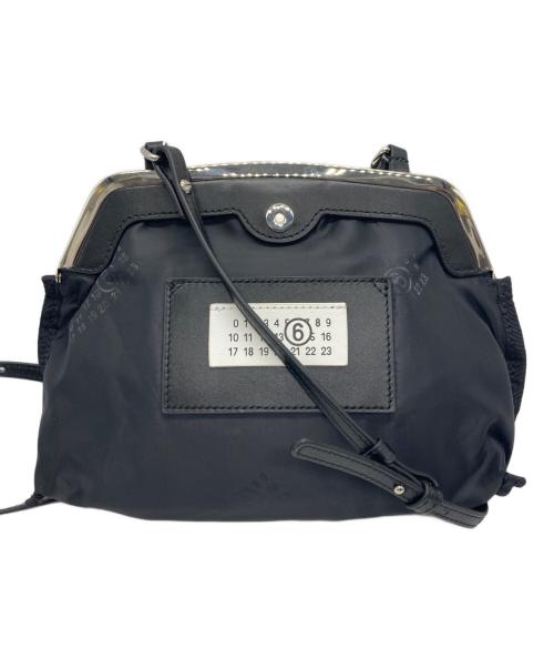 MM6 Maison Margiela（エムエムシックスメゾンマルジェラ）MM6 Maison Margiela (エムエムシックスメゾンマルジェラ) REVERSE POCHETTE MINI /リバースポシェット ミニ ブラックの古着・服飾アイテム