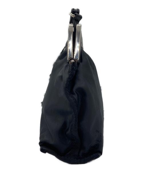 MM6 Maison Margiela（エムエムシックスメゾンマルジェラ）MM6 Maison Margiela (エムエムシックスメゾンマルジェラ) REVERSE POCHETTE MINI /リバースポシェット ミニ ブラックの古着・服飾アイテム
