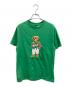 POLO（ポロ）の古着「ポロベアプリントTシャツ」｜グリーン