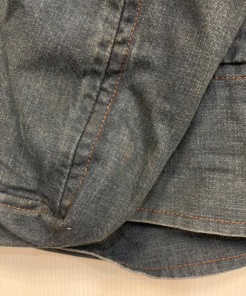 Vivienne Westwood RED LABEL（ヴィヴィアンウエストウッドレッドレーベル）Vivienne Westwood RED LABEL (ヴィヴィアンウエストウッドレッドレーベル) 変形オーブ刺繍デニムスカート インディゴ サイズ:3の古着・服飾アイテム