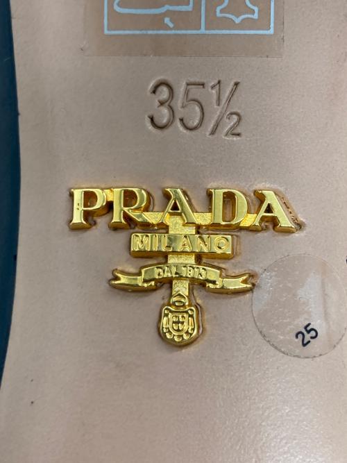 PRADA（プラダ）PRADA (プラダ) ヒールパンプス ブラック サイズ:35.5の古着・服飾アイテム