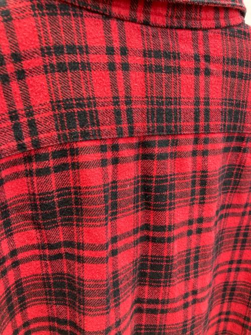 THE NORTHFACE PURPLELABEL（ザ・ノースフェイス パープルレーベル）THE NORTHFACE PURPLELABEL (ザ・ノースフェイス パープルレーベル) Flannel Plaid Field Shirt/フランネルプレイドフィールドシャツ ブラック×レッド サイズ:Lの古着・服飾アイテム