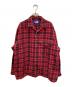 THE NORTHFACE PURPLELABEL（ザ・ノースフェイス パープルレーベル）の古着「Flannel Plaid Field Shirt/フランネルプレイドフィールドシャツ」｜ブラック×レッド