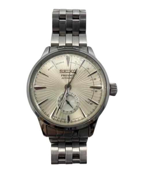 SEIKO（セイコー）SEIKO (セイコー) プレサージュ カクテルタイム 腕時計 シルバー×ホワイトの古着・服飾アイテム
