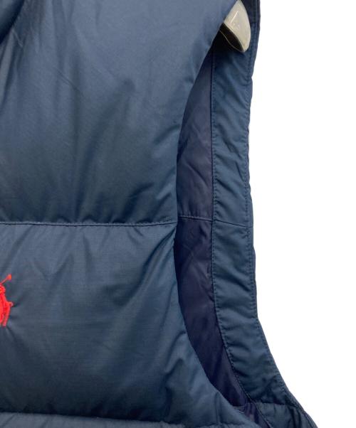 POLO RALPH LAUREN（ポロ・ラルフローレン）POLO RALPH LAUREN (ポロ・ラルフローレン) 【PERFORMANCE】ダウンベスト ネイビー サイズ:Sの古着・服飾アイテム
