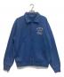 POLO RALPH LAUREN（ポロ・ラルフローレン）の古着「エンブロイダリーループバックフリースジャケット」｜ブルー