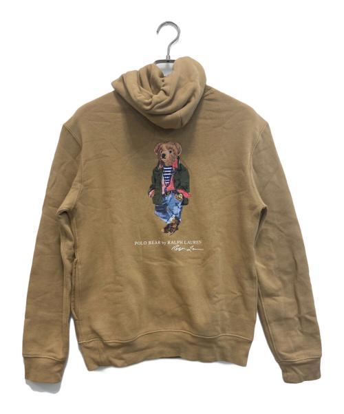 POLO RALPH LAUREN（ポロ・ラルフローレン）POLO RALPH LAUREN (ポロ・ラルフローレン) POLOベアフリースフーディー/ポロベアパーカー ベージュ サイズ:XSの古着・服飾アイテム