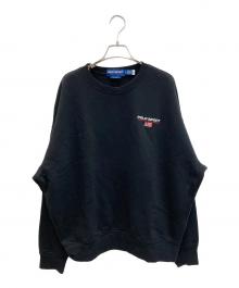 POLO SPORT（ポロスポーツ）の古着「リラックスフィットPOLO SPORTSフリーススウェットシャツ」｜ブラック