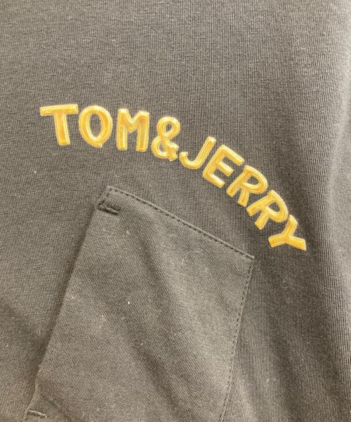 VANSON（バンソン）VANSON (バンソン) Tom&JERRY (トムトジェリー) ポロシャツ ブラック サイズ:SIZE XLの古着・服飾アイテム