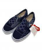 VANS×FDMTLヴァンズ×ファンダメンタル）の古着「ファンダメンタル スリッポン ローカットスニーカー」｜ネイビー