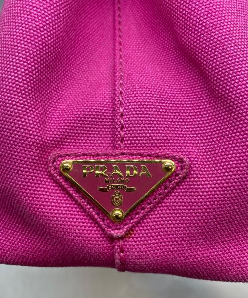 PRADA（プラダ）PRADA (プラダ) 2WAYカナパトート ピンクの古着・服飾アイテム