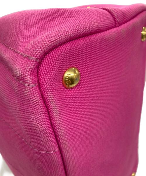 PRADA（プラダ）PRADA (プラダ) 2WAYカナパトート ピンクの古着・服飾アイテム