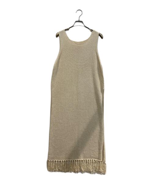 B:MING LIFE STORE by BEAMS（ビーミングライフストア バイ ビームス）B:MING LIFE STORE by BEAMS (ビーミングライフストア バイ ビームス) コットンリネンロングベスト アイボリー サイズ:記載なしの古着・服飾アイテム