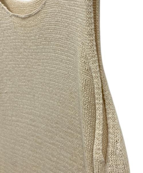 B:MING LIFE STORE by BEAMS（ビーミングライフストア バイ ビームス）B:MING LIFE STORE by BEAMS (ビーミングライフストア バイ ビームス) コットンリネンロングベスト アイボリー サイズ:記載なしの古着・服飾アイテム