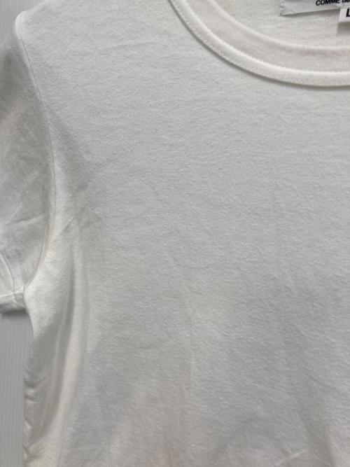 PLAY COMME des GARCONS（プレイコムデギャルソン）PLAY COMME des GARCONS (プレイコムデギャルソン) ハートワッペンＴシャツ ホワイト サイズ:Lの古着・服飾アイテム