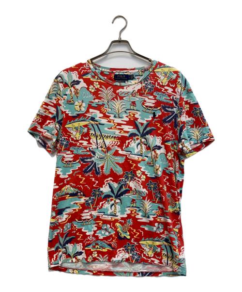 POLO RALPH LAUREN（ポロ・ラルフローレン）POLO RALPH LAUREN (ポロ・ラルフローレン) アロハＴシャツ レッド サイズ:Lの古着・服飾アイテム