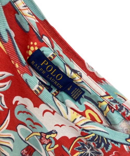 POLO RALPH LAUREN（ポロ・ラルフローレン）POLO RALPH LAUREN (ポロ・ラルフローレン) アロハＴシャツ レッド サイズ:Lの古着・服飾アイテム
