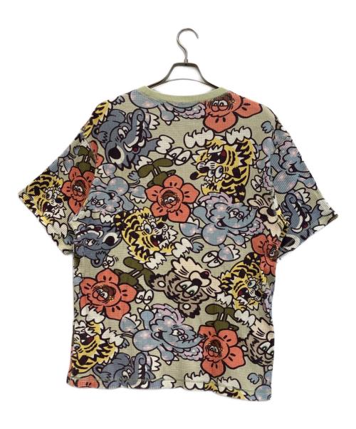 KENZO（ケンゾー）KENZO (ケンゾー) VERDY (ヴェルディ) VERDY COLLECTION OVERSIZE TSHIRT/ワッフルTシャツ グリーン サイズ:Mの古着・服飾アイテム