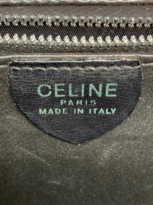 CELINE（セリーヌ）CELINE (セリーヌ) フラップショルダーバッグ ブラックの古着・服飾アイテム