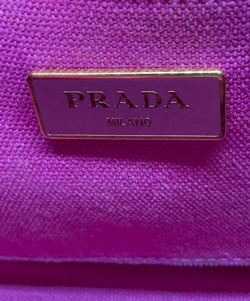 PRADA（プラダ）PRADA (プラダ) カナパ トートバッグ ピンクの古着・服飾アイテム