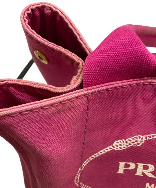 PRADA（プラダ）PRADA (プラダ) カナパ トートバッグ ピンクの古着・服飾アイテム