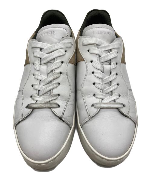 Filling Pieces（フィリングピース）Filling Pieces (フィリングピース) LOW PLAIN COURT ホワイト サイズ:39の古着・服飾アイテム