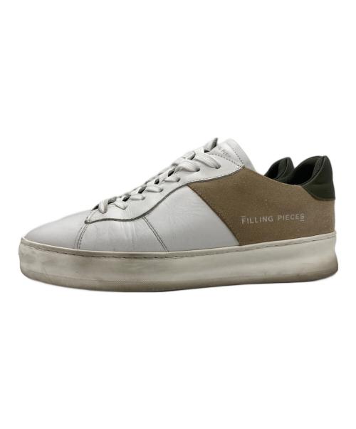 Filling Pieces（フィリングピース）Filling Pieces (フィリングピース) LOW PLAIN COURT ホワイト サイズ:39の古着・服飾アイテム