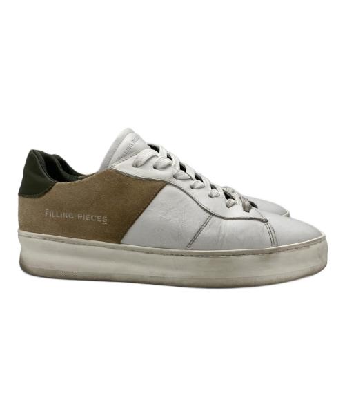Filling Pieces（フィリングピース）Filling Pieces (フィリングピース) LOW PLAIN COURT ホワイト サイズ:39の古着・服飾アイテム