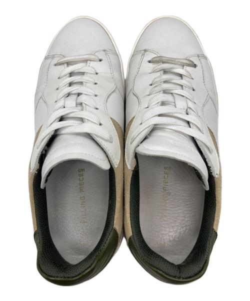 Filling Pieces（フィリングピース）Filling Pieces (フィリングピース) LOW PLAIN COURT ホワイト サイズ:39の古着・服飾アイテム