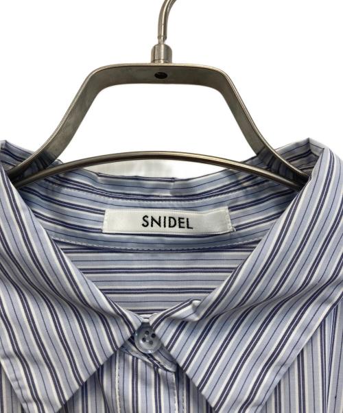 Snidel（スナイデル）Snidel (スナイデル) 23ss ボリュームイレヘムワンピース ブルー サイズ:1 未使用品の古着・服飾アイテム